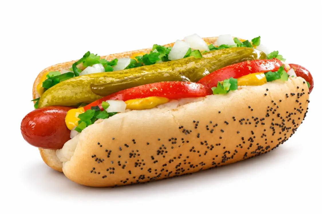 Premium hot dog